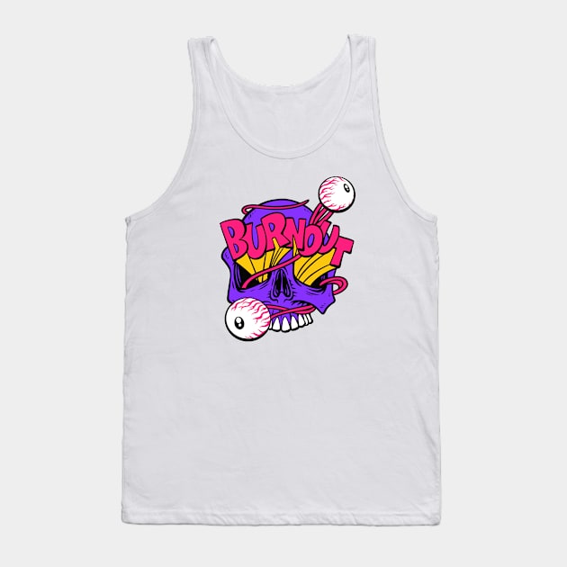 Burnout Tank Top by Joe Tamponi